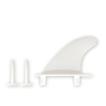 Tahe Fin Softboard (X1) + Screws (X2) - White