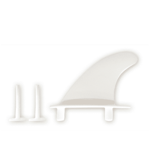 Tahe Fin Softboard (X1) + Screws (X2) - White - Imagen 1