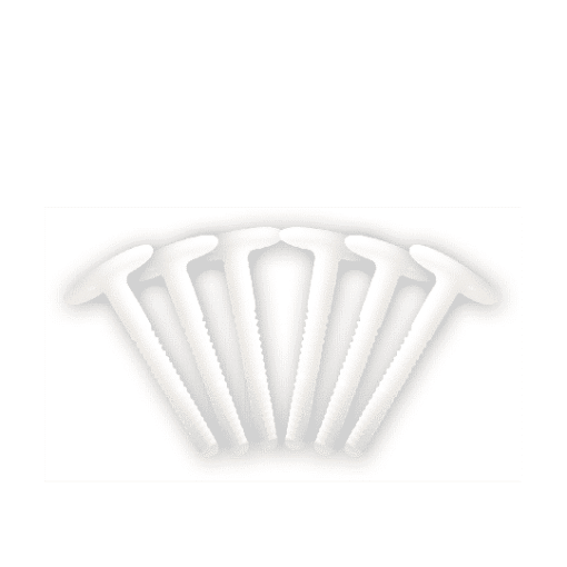 Tahe Fin Softboard Screw Set (X6) - White - 101219 1 - Tahe