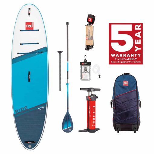 Red Paddle CO Package - 10.8 Ride HT 2022 - Ride 108 Hybrid Tough Blue Package UK - Red paddle co