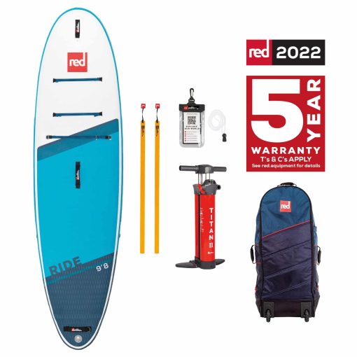 Red Paddle CO Package - 9.8 Ride HT 2022 - Ride 98 USA Package - Red paddle co
