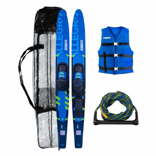 Jobe Allegre Combo Waterskis Package Blue 2024 - 208822001 zoom - JOBE