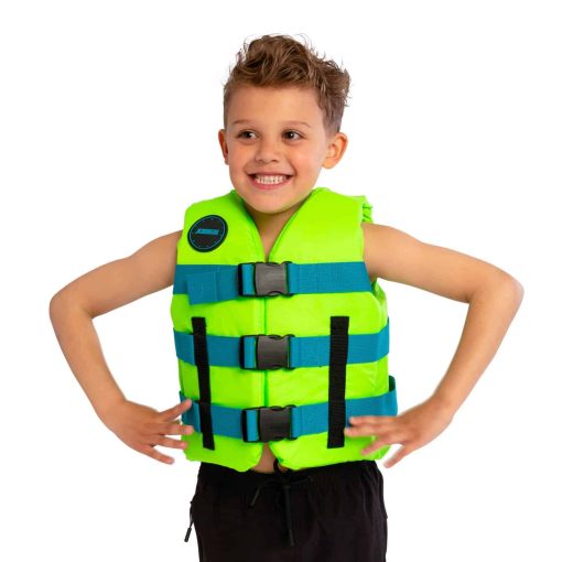 Jobe Nylon Life Vest Kids Lime Green 2023 - 244823007 zoom - JOBE