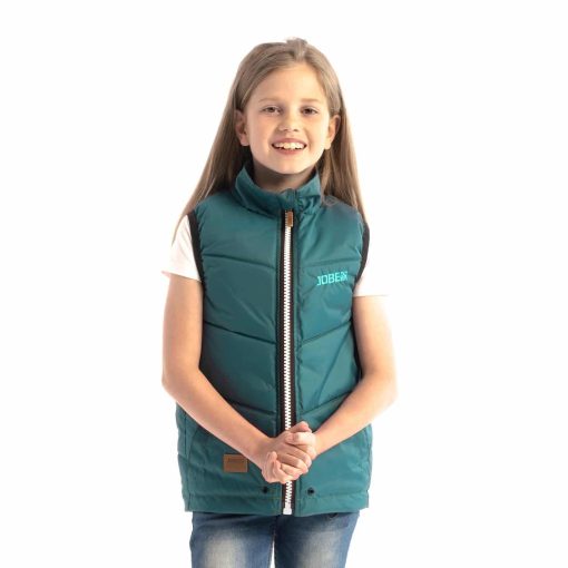 Jobe 50 Newton Bodywarmer Kids Dark Teal 2024 - 244920024 zoom - Jobe