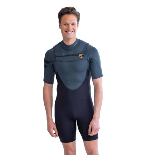 Jobe Perth Shorty 3/2mm Chestzipper W. Men Gray 2023 - 303620003 zoom - JOBE