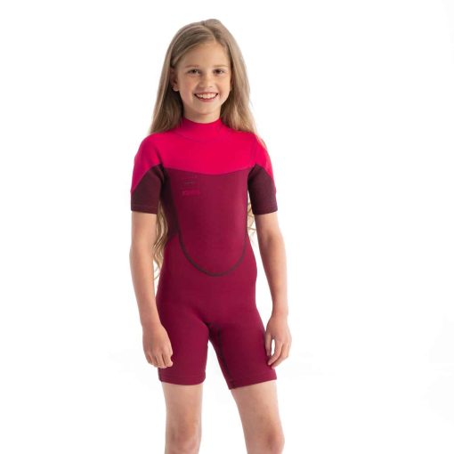 Jobe Boston 2mm Shorty Wetsuit Kids Hot Pink 2024 - 303621007 zoom - JOBE