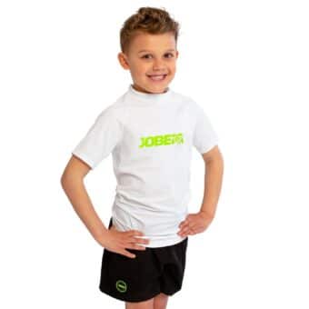 Jobe Rash Guard Youth Shortsleeve White 2026