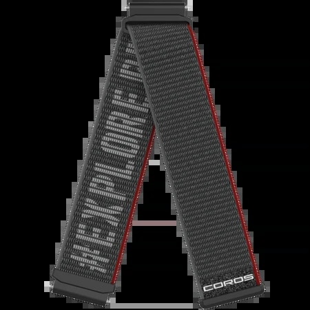 COROS PACE 2 Nylon Band - Black - Works w/ APEX 42mm - COROS20mmNylonBand Black - Coros