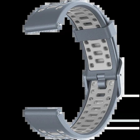 COROS PACE 2 Silicone Band - Blue Steel - Works w/ APEX 42mm - COROS PACE 2 Silicone Band - Coros