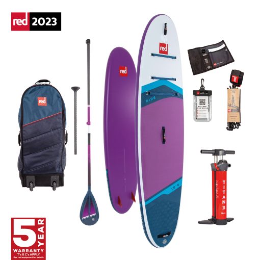 Red Paddle CO Package 10.6 Ride Purple HT Purple 2023 - RIDE 10 6 SE HYBRID TOUGH PUR - Red paddle co