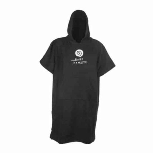 Radz Poncho Towel Junior Black 2023 - radzhawaii poncho negro - Radz