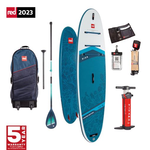 Red Paddle CO Package 10.6 Ride HT Ltd 2023 - RIDE 10 6 LTD CRUISER TOUGH BLUE - Red paddle co
