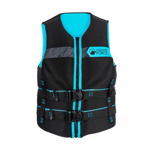 Liquid Force Hinge Wms Cga Classic 2024 - cga vests womens classic hinge aqua - LIQUID FORCE