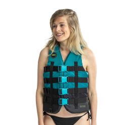 Jobe 4 Buckle Life Vest Teal 2024