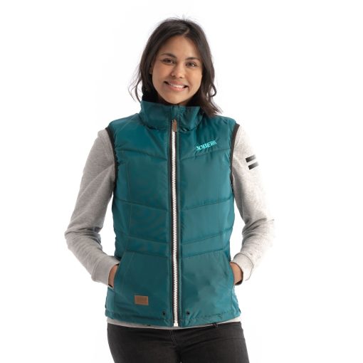 Jobe 50 Newton Bodywarmer Women Dark Teal 2024 - 244920022 zoom - Jobe