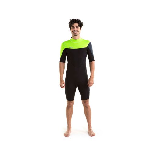 Jobe Perth Shorty 3/2mm Wetsuit Men Lime Green 2024 - 303619120 zoom - Jobe