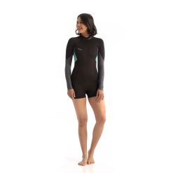 Jobe Sofia 3/2mm Shorty Longsleeve Wetsuit Women Vintage Teal 2024