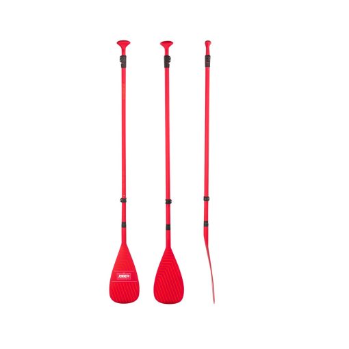 Jobe Fiberglass SUP Paddle Red 3-piece 2024 - 486720004 zoom - Jobe