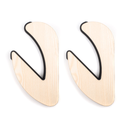 Surflogic Wooden Surfboard wall rack 2024