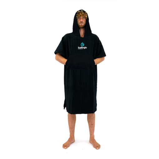Surflogic Poncho black 2024 - 59801 1 - Surflogic