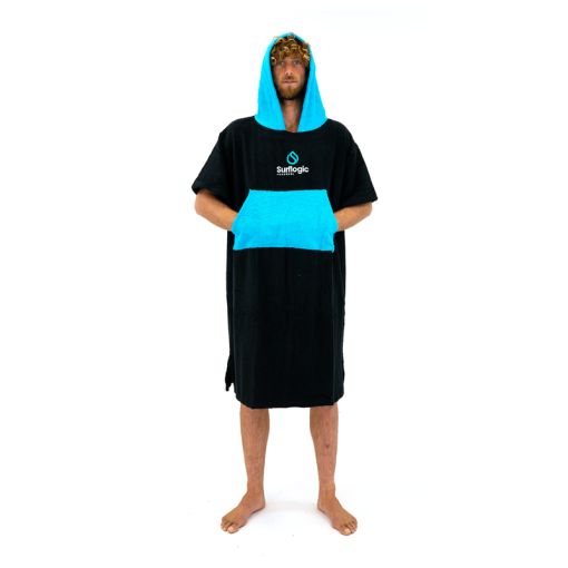 Surflogic Poncho black & cyan 2024 - 59802 1 1 - Surflogic