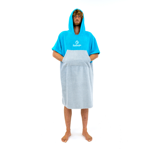 Surflogic Poncho cyan & grey 2024 - 59804 1 - Surflogic