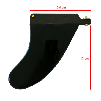 B3 Aleta Plastico US Negro