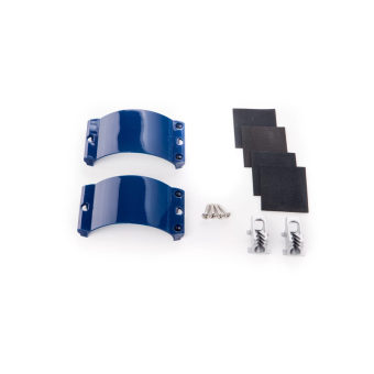 Unifiber 2x Clamcleat CL244/S2 Blue Strap, 4x Screws, 4x Rubber 2024