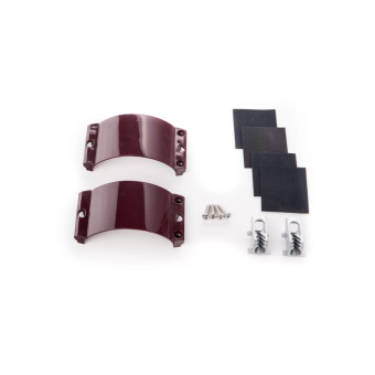 Unifiber 2x Clamcleat CL244/S1 Aubergine Strap, 4x Screws, 4x Rubber 2024