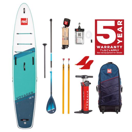 Red Paddle CO 12.0 Compact Voyager 2022 - voyager 120 hybrid tough blue uk package - Red paddle co