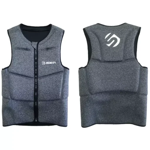 Sideon Impact Vest Half Protection - Sideon Impact Vest Half Protection Dark Grey Mottled - Side On