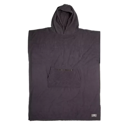 O&E Mens Lightweight Hooded Poncho - AMTW22 Lightweight Hooded Poncho towel Black 22 - O&E