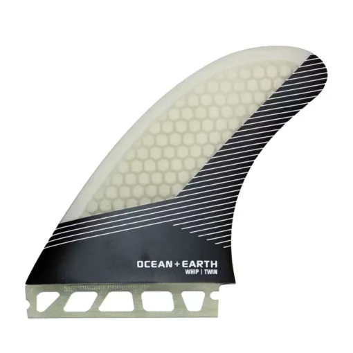 O&E 0E1 Whip Twin Fin - Single Tab - Ocean and earth Whip TWIN surfboard fins Single - O&E