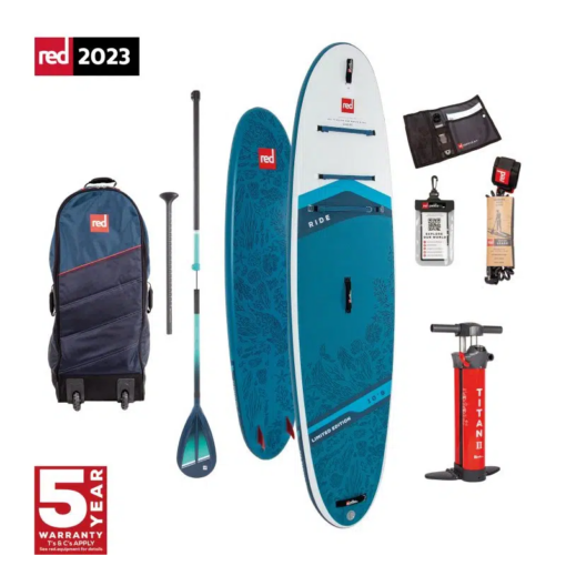Red Paddle Package - 10.6 Ride Limited Edition HT 2024 - RIDE 10 6 LTD CRUISER TOUGH BLUE - Red paddle co