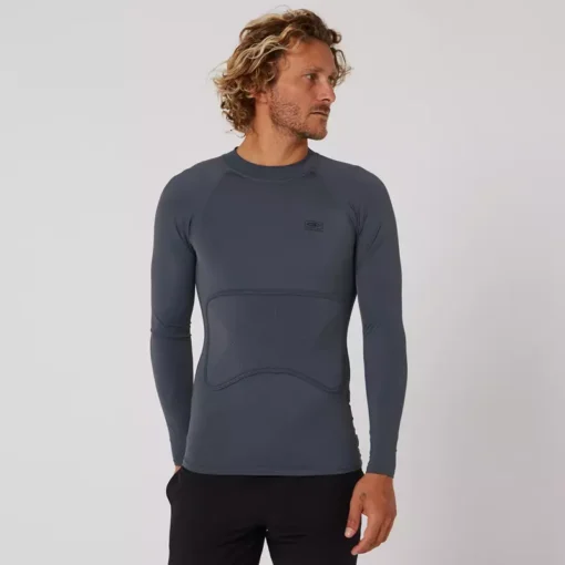 O&E Rib Guard L/S Padded Vest - SMRS29 RIB GUARD Padded Longsleeve Rash Vest - O&E