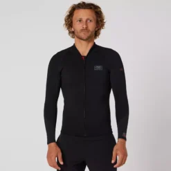 O&E Mens Paddle L/S Zip Neoprene Jacket
