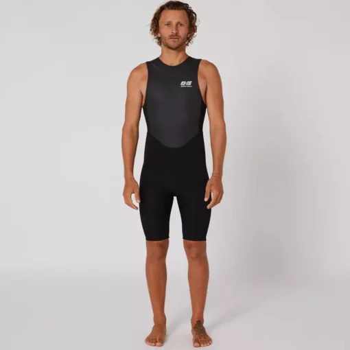 O&E Mens Heritage 2mm Back Zip Short John - SMWE53 Mens Heritage 2mm BZ Short John wetsuit - O&E