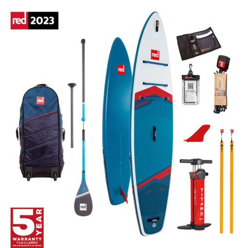 Red Paddle Package - 11.0 Sport HT 2024 - SPORT 11 0 HYBRID CARBON BLUE - Red paddle co
