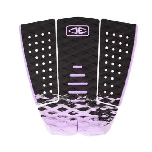 O&E Tyler Wright Signature 3 Piece Tail Pad - TP11 Tyler Pro Surfboard Tail Pad Black Violet - O&E