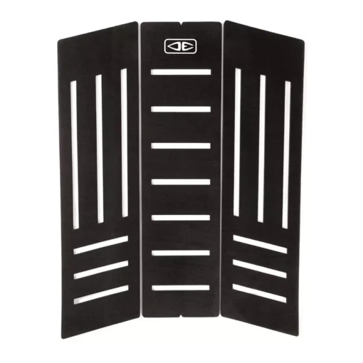 O&E Down The Line Centre Deck 3 Piece Pad - TP50 Down the line Centre Deck Surfboard Tail Pad black - O&E