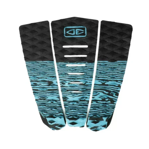 O&E Blazed 3 Piece Tail Pad - TP58 BLAZED Surfboard Tail Pad BlueBlack - O&E