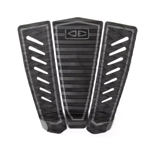 O&E Kanoa Igarashi Lite Trac 3 Piece Tail Pad - TP72 Kanoa Igarashi LiteTrac Surfboard Tail Pad Black - O&E