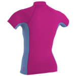 O'neill Girls Premium Skins S/S Turtleneck Rash Guard 2024 - Imagen 2