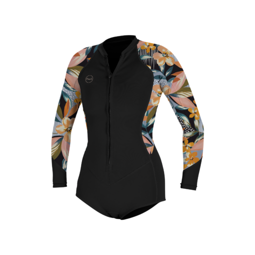 O'neill Wms Bahia 2/1 Front Zip L/S Short Spring 2024 - 5363 HW4 P 1 - Oneill