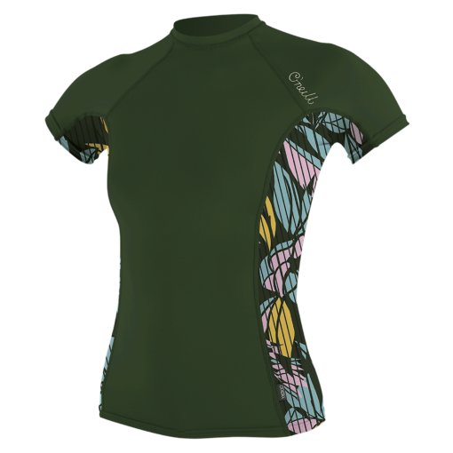 O'neill Wms Side Print S/S Rash Guard 2024 - 5405S GF4 P 1 - Oneill