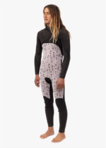 Vissla 7 Seas 4-3 Full Chest Zip-Blk 2025 - Imagen 2
