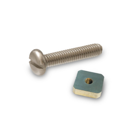 Koalition Vis Inox Embout Plat M4 X 20 + Carre - DSD5022 - Koalition