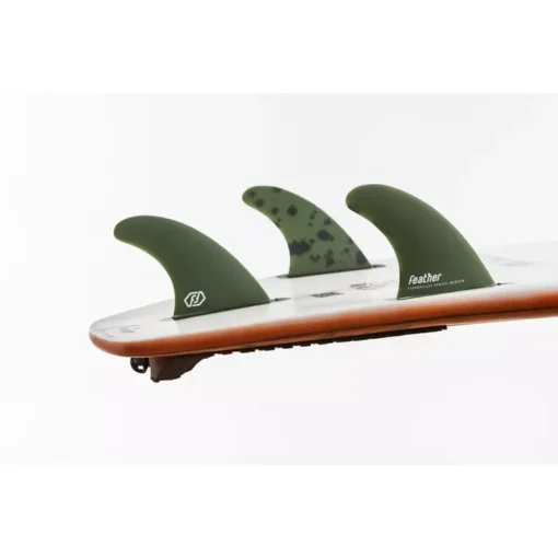 Feather Fins Fiberglass Series Green Fs2 - Fin Screws 2 - - Feather fins