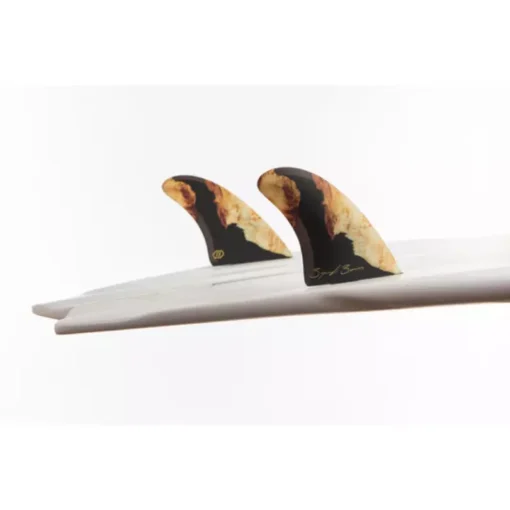 Feather Fins Shaper Series Bugarski Twin Wood Dual Tab - ANI3896 - Feather fins