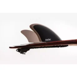 Feather Fins Twin Fins Keel Black / Coffe Fs2 - Fin Screws 2